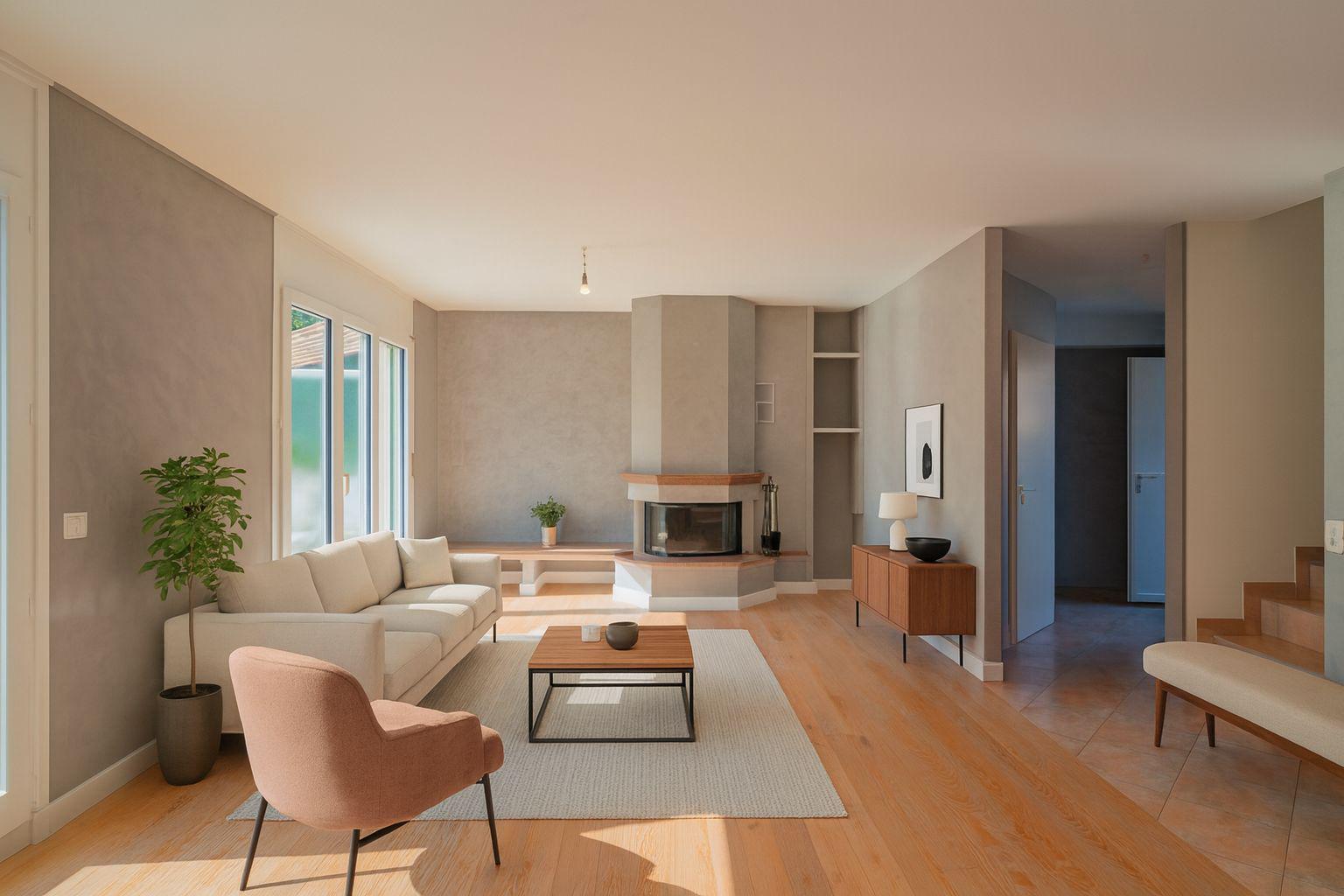 Charmante villa jumelée de 6 pièces à Aïre