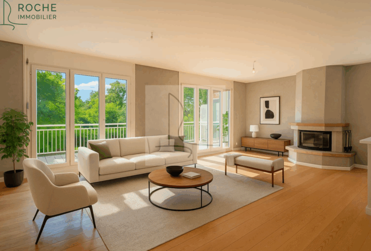 Charmante villa jumelée de 6 pièces à Aïre